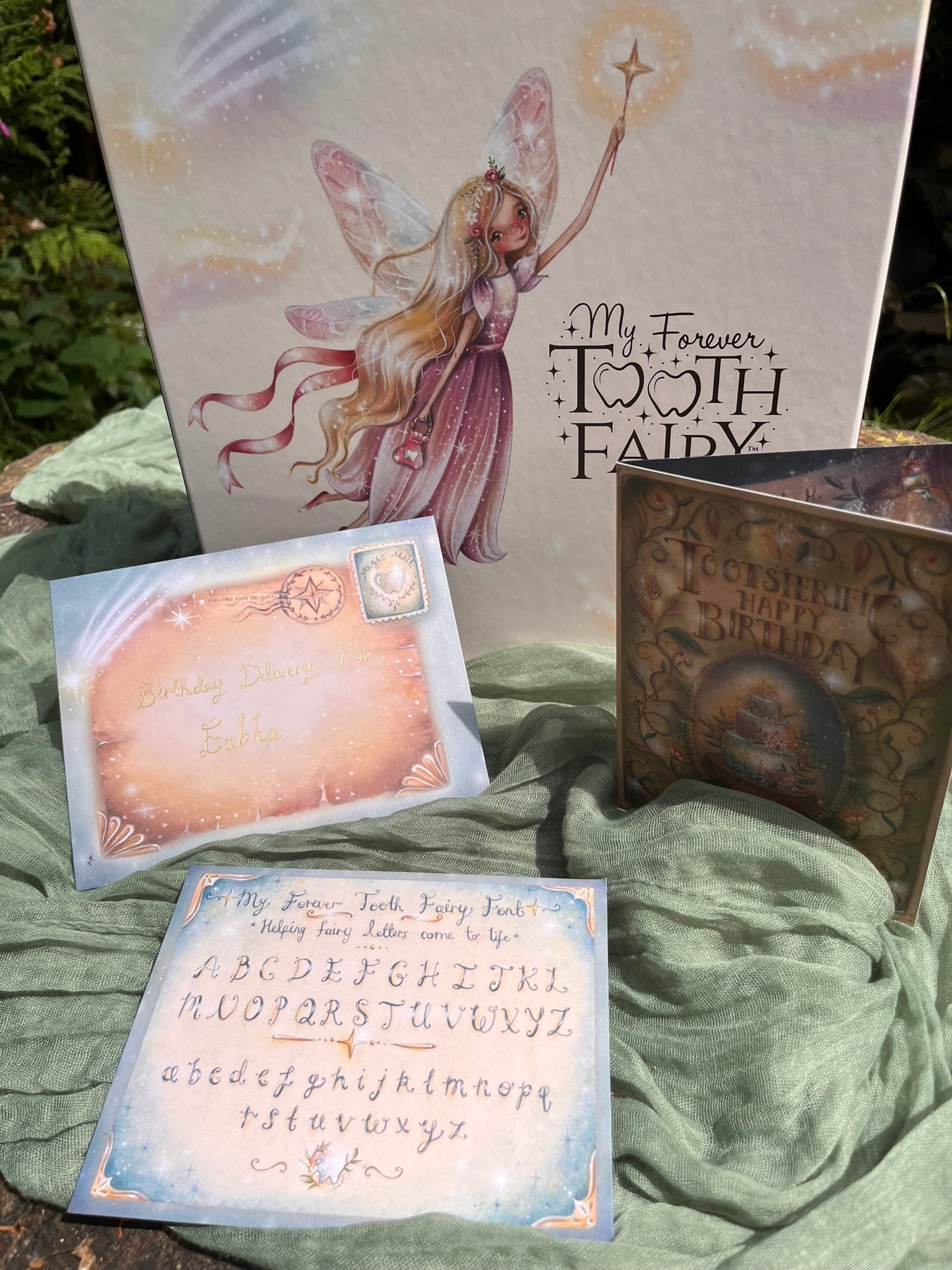 My Forever Tooth Fairy Girl Gift Set + Birthday Card Set