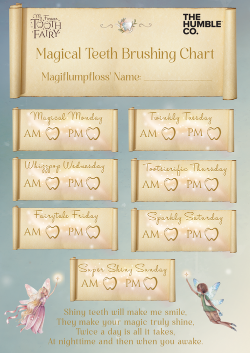 Magical Tooth Brushing Chart My Forever Tooth Fairy
