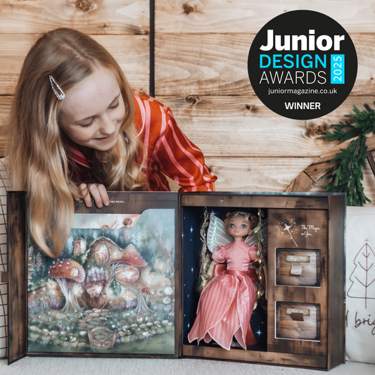 My Forever Tooth Fairy Gift Set -Girl - Includes Storybook, Tooth Fairy Doll, Tooth Tote & Dis'Play' Case -  Limited Stock Remaining