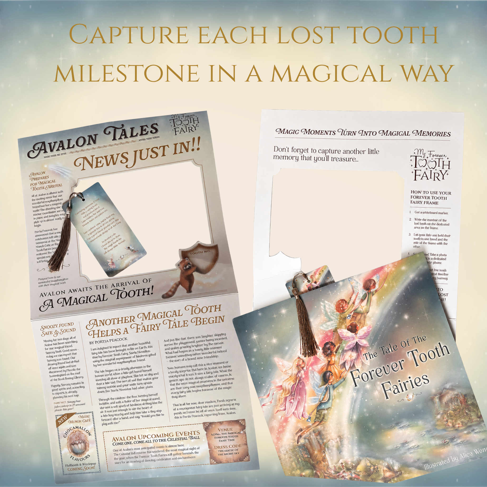 My Forever Tooth Fairy Frame and Bookmark