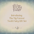 Load and play video in Gallery viewer, My Forever Tooth Fairy Gift Set - Includes Storybook, Tooth Fairy Doll, Tooth Tote & Light Up Dis'Play' Case
